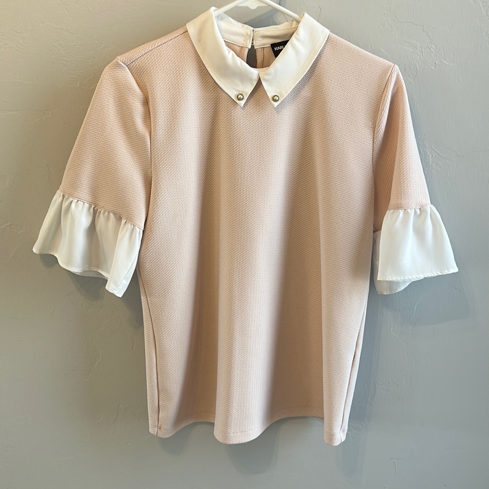 Karl Lagerfeld Collared Blouse